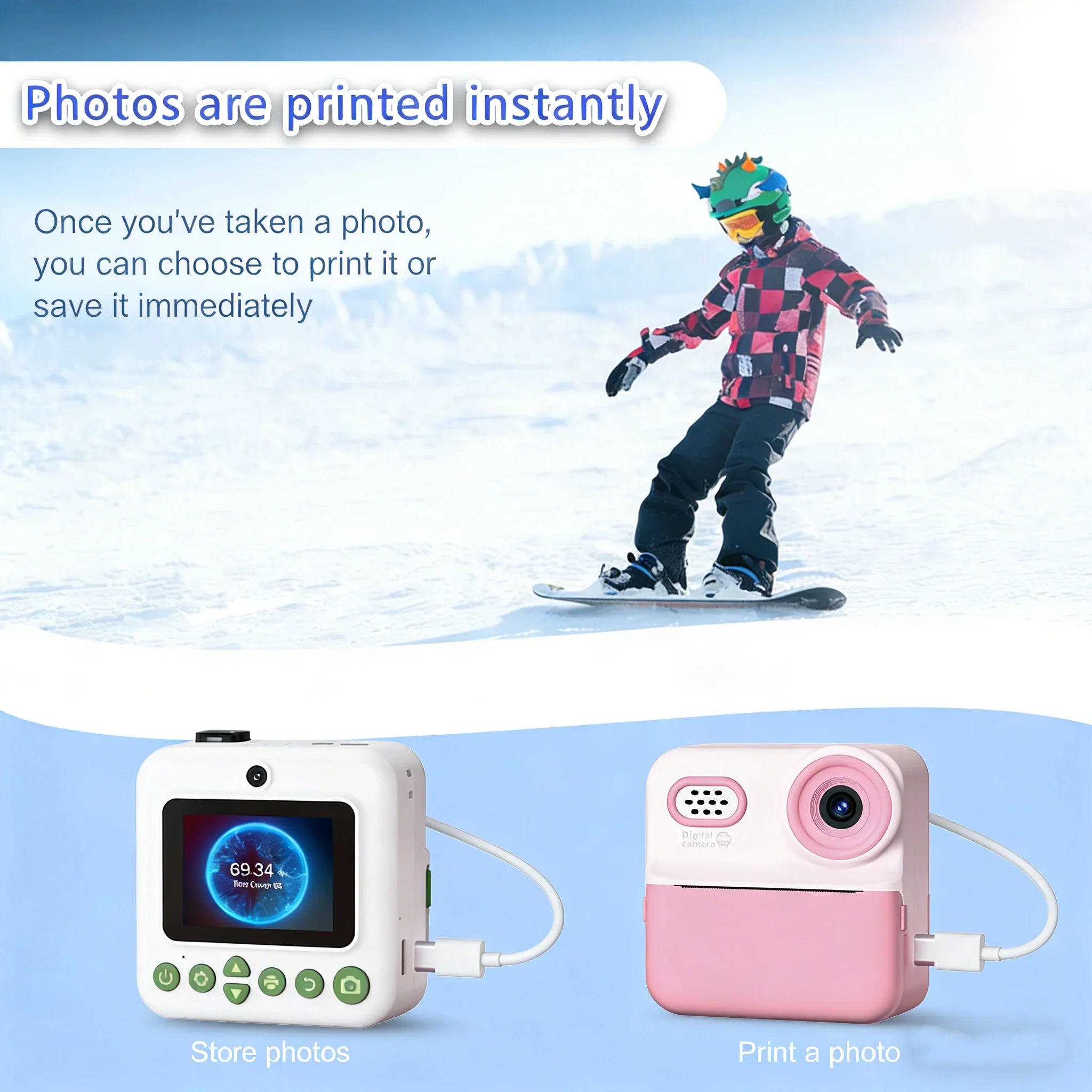 Pocket-Sized Instant Photo Printer