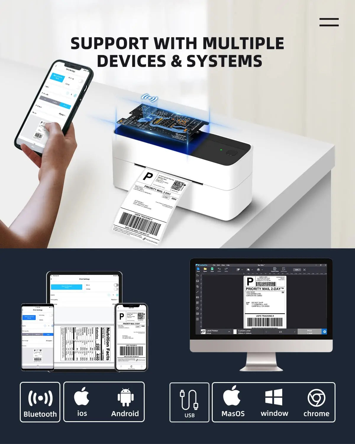Phomemo Wireless Label Printer